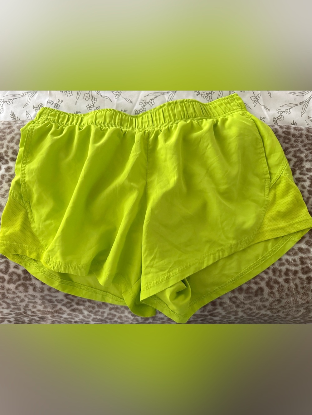 Athletic Works Neon Lime Women’s Athletic Shorts